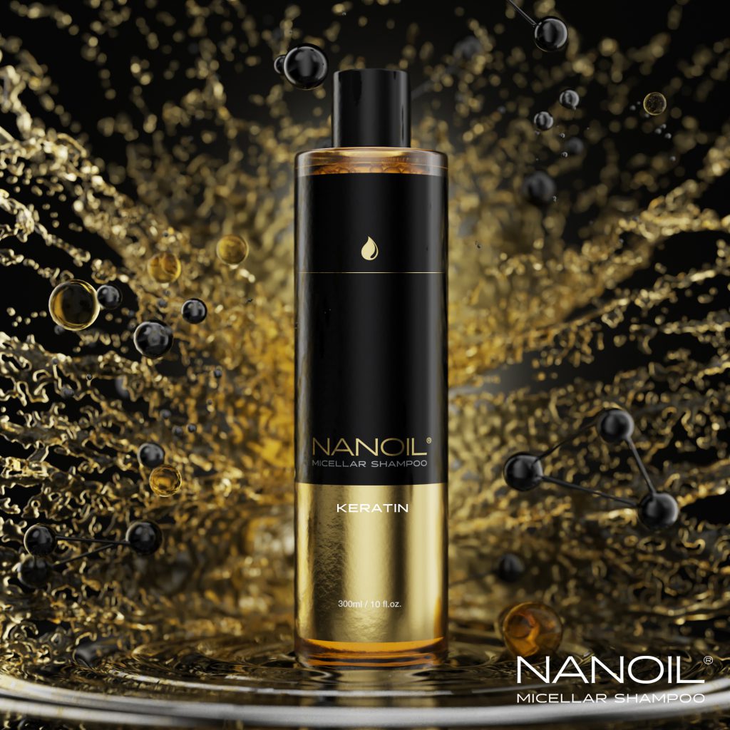 Nanoil szampon z keratyną