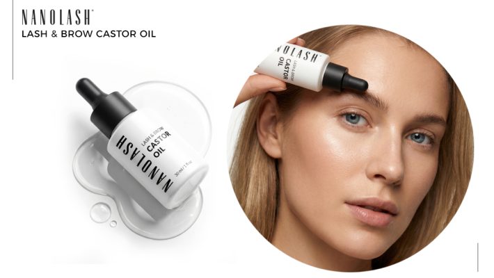 olej rycynowy na brwi i rzesy nanolash